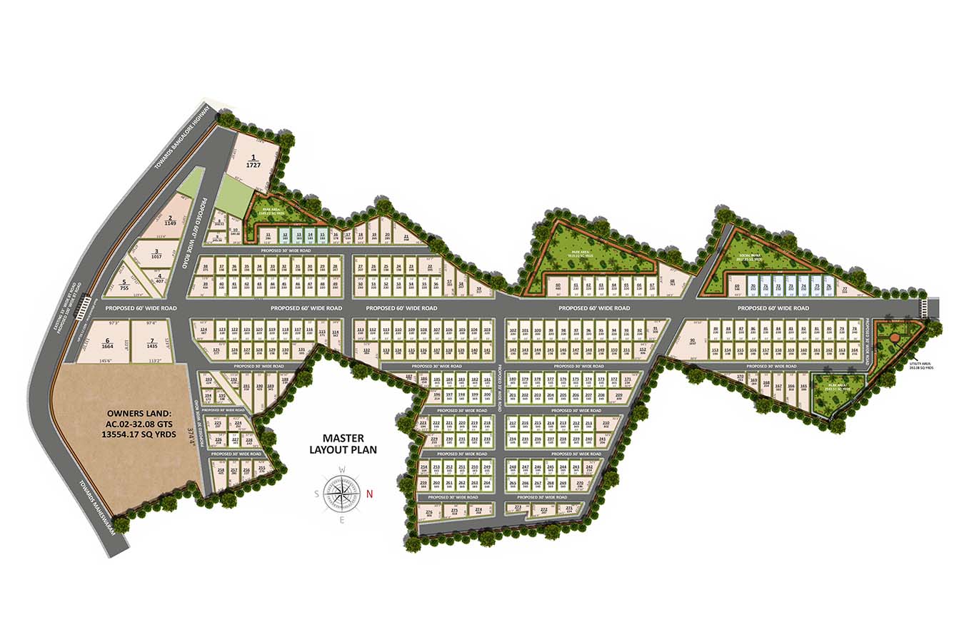 market value of land in thimmapur